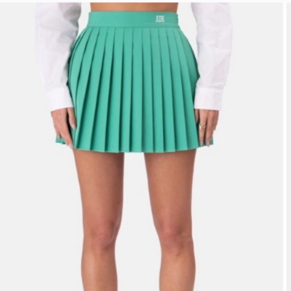 Adika Kelly Green Tennis Mini Skirt - Picture 1 of 3